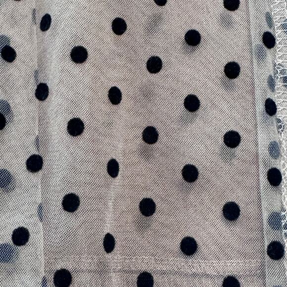 Chicwish Blush Polka Dot Tulle Skirt One Size (Fits S–M) - Picture 3 of 4